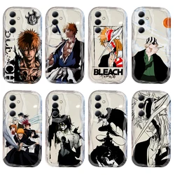 Anime Bleachs Kurosaki Ichigo 3D Wave Case For Xiaomi Mi 14 12 12T 11 Lite Poco M6 X6 X5 X4 F4 X3 M3 Pro 4G 5G Silicone Cover