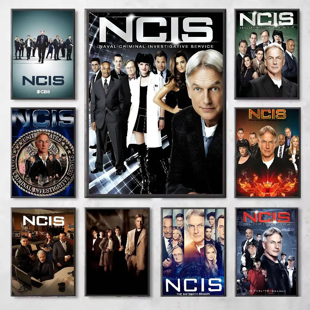 NCIS TV ملصق معرض يطبع ذاتية اللصق ديكور المنزل الديكور صور مطبوعة للحوائط غرفة المعيشة ملصق