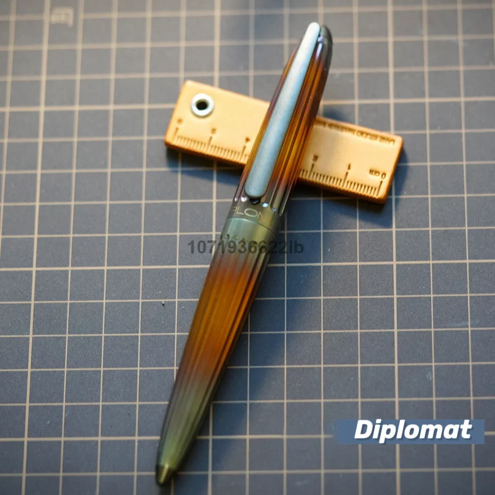 

Germany Original Diplomat Aero Blimp 14K Gold EF/F/X Nib Fountain Pen Aluminum Alloy Business Stationery Writing Gift