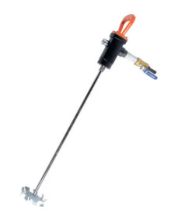 خلاط هوائي محمول خلاط طلاء محمول 3/4 حصان سرعة قابل للتعديل محرض الهواء وجع نوع خلاط الهواء مع مضرب دائري