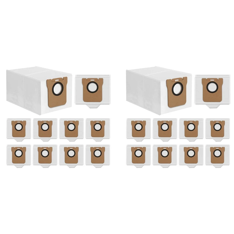 

T83C-20X Vacuum Cleaner Bags For Dreame L10S Ultra L10 Ultra Xiaomi X10 + Robot Vacuum Cleaner Replacement Bag Accessory Set