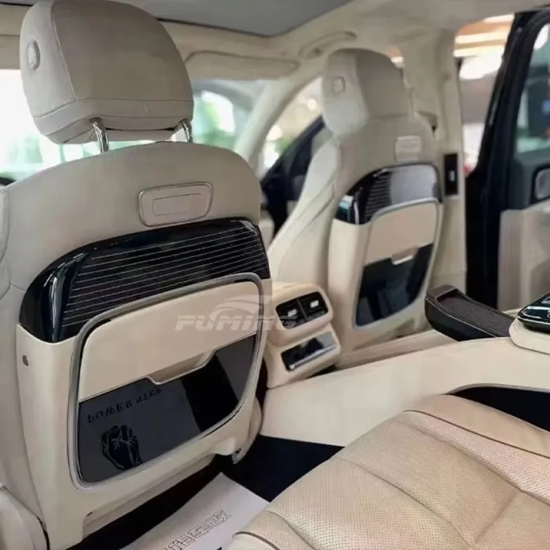 

GLS GLE commercial vehicle mid-row upgrade for S-class W223 sedan installed electric small table and desk