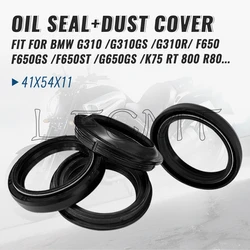 41x54x11 Motorcycle Front Fork Oil Seal 41 54 Dust Cover Fit for BMW G310 G310GS G310R F650 F650GS F650ST G650GS K75 RT 800 R80