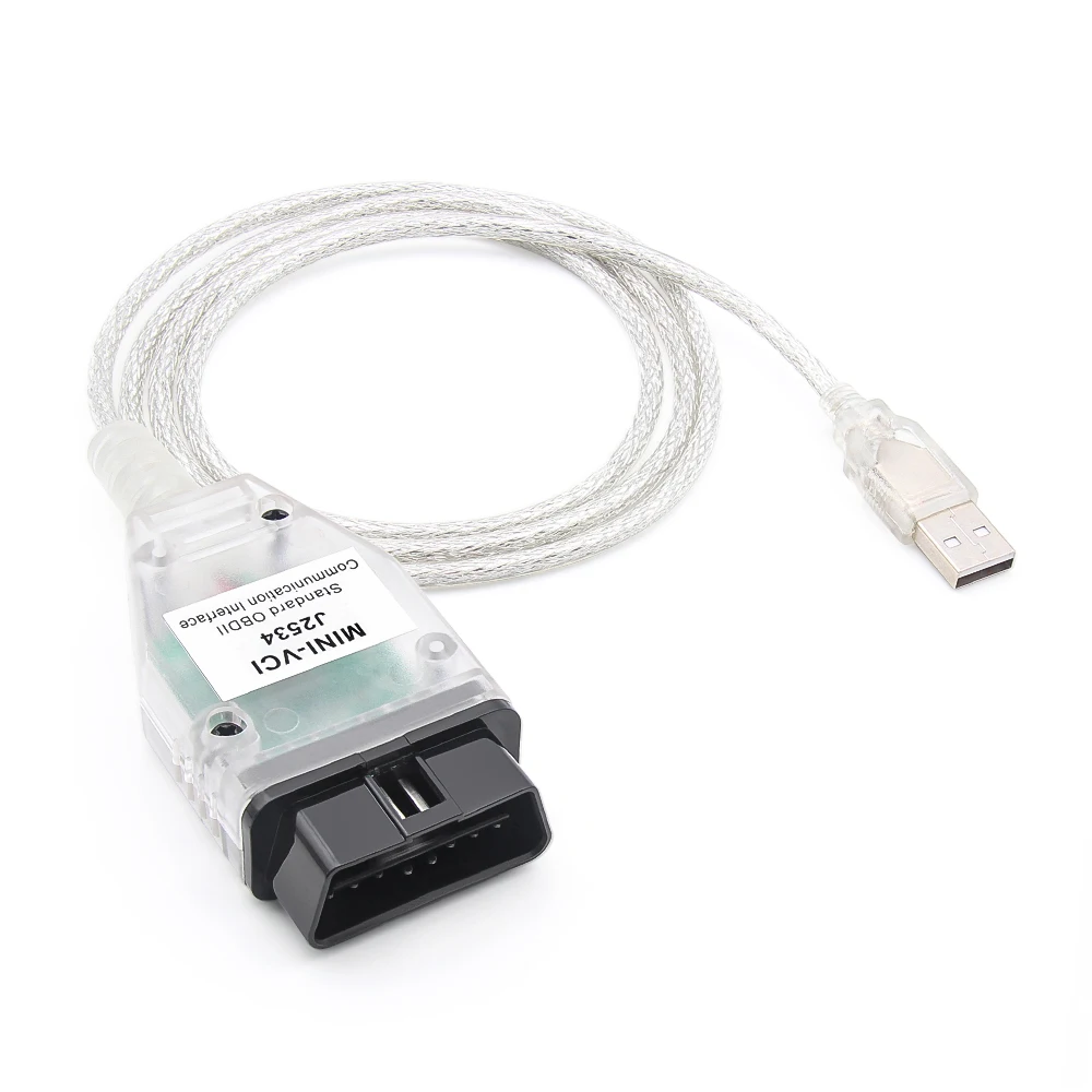 Mini VCI V18.00.008 For Toyota J2534 TIS Techstream FTDI Chip OBD2 Car Diagnostic Cable minivci J2534 OBD 2 Auto Scanner Tools