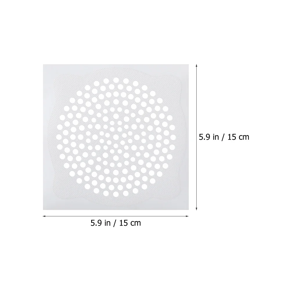 

30Pcs Disposable Shower Drain Hair Catcher Stickiness Lasts 1-2 Weeks Flat Bathroom Bathtub Hair Stopper Filter Screen Prevent