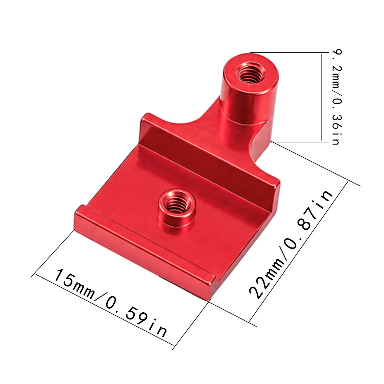 WPL Metal Upgrade Front Rear Shock Bracket For 1/16 C64 Hilux RC Crawler Car Aluminum Alloy Replacement Parts