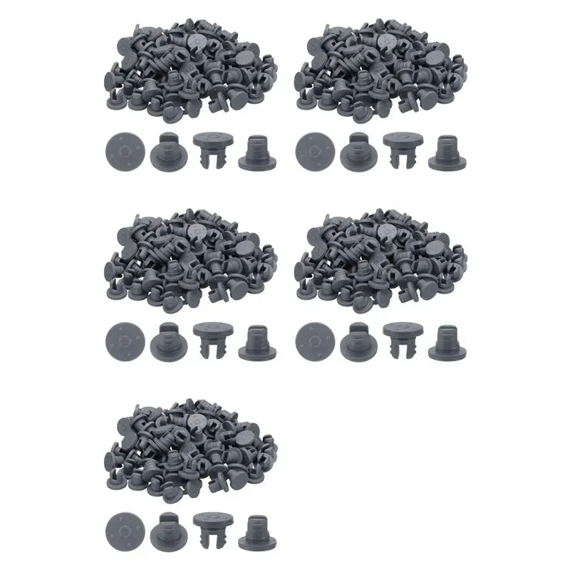 AT41 7.5 Mm/0.3 Inch Vials Rubber Stoppers, 1000 Pcs Two Legs Butyl Rubber Bottle Stopper Self-Healing Injection Ports Seal