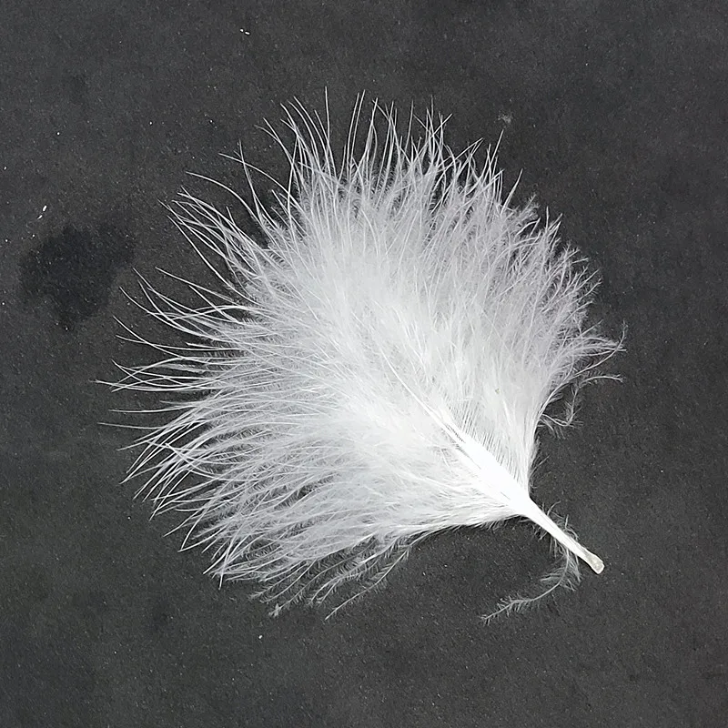 Selected 50pcs feathers turkey marabou fly tying feathers for wooly bugger leech streamer fly tying materials - view 6