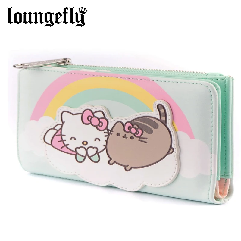 

Loungefly X Pusheen Hello Kt Cloud Leisure Flip Cover Money - Fashion Cute Wallet Mini Backpack