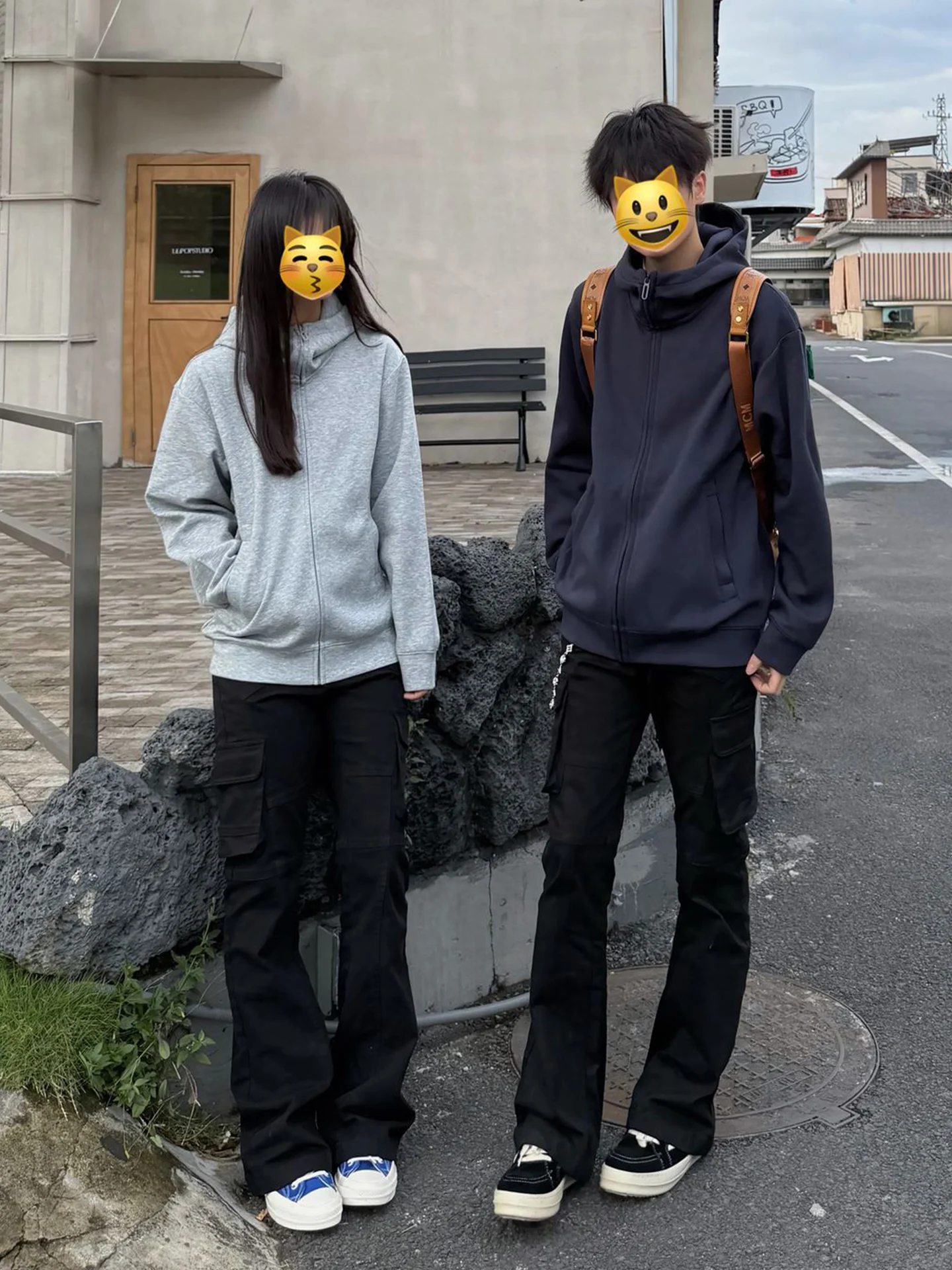 

American Retro Bla Work Pants Men Women Sle Multi ket Flared Jeans Cleanfit Slim Fit Trousers Faionable Casual Wear