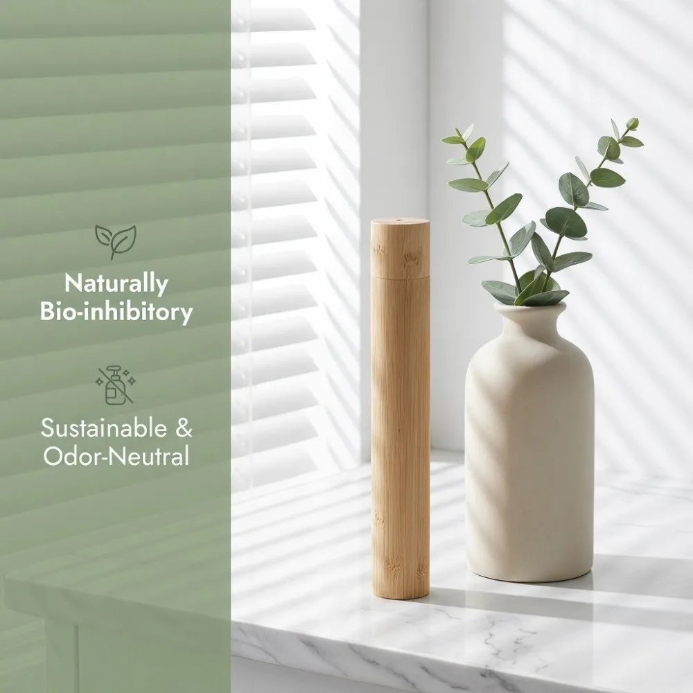 Bamboo Toothbrush Holder Natural Eco Friendly Toothbrush Storage Case Portable Reusable Toothbrush Protect Box