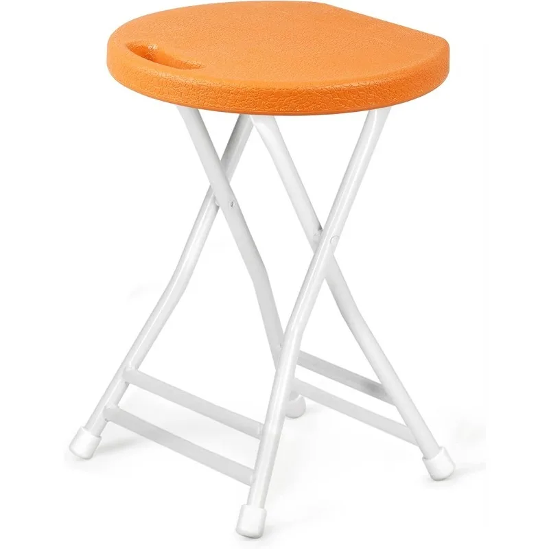 

Folding Stool with Handle,Folding Chair,Folding Bar Stool with Non-Slip Feet,Indoor and Outdoor Foldable Stool for Adults