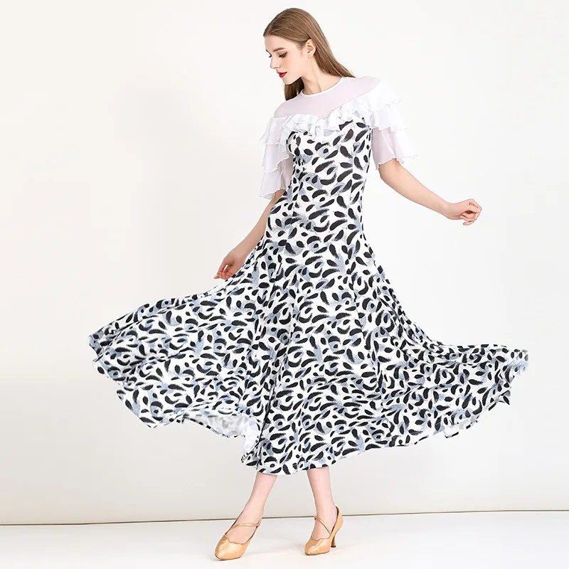 

Customized Modern Dance Dress MY898 Ballroom Dance Waltz Dresses Ballroom Practice Dress Patinage Artistique Drag Queen Dress