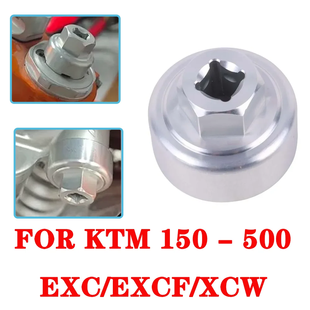 

Motorcycle Accessories Front Fork Compression Valve Removal Tool Socket For KTM 125 - 450 XC SX XCF SXF 2024 2025 150 - 500 EXC