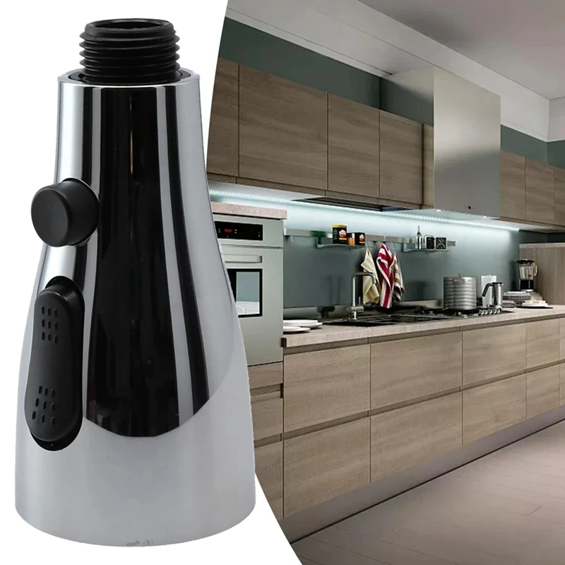 GTBL Pull Out Spray Shower Head Kitchen Spare Replacement Tap Sprayer Water Saving Universal Kitchen Faucet Head Aerator image 5