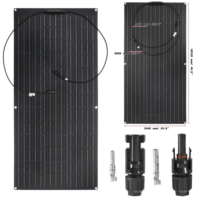 120W/110W elastyczny panel słoneczny 18V monokrystaliczna płyta słoneczna ładowarka sieciowa na zewnątrz Camping jacht samochód kempingowy samochód