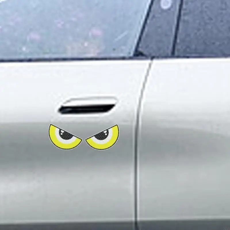 Raised Evil Eyes Car Sticker Decorative Sticker Waterproof Motorbike Accessory 72XB