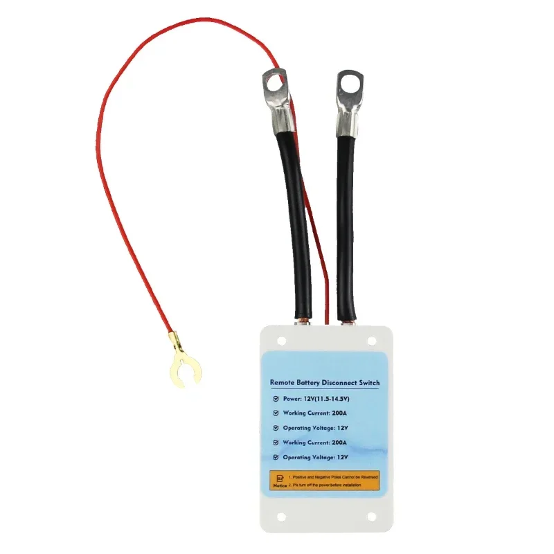 Hot sales Automatic battery disconnect switch Car RV Truck 12V 200A LED display Anti-Theft Battery Kill Switch