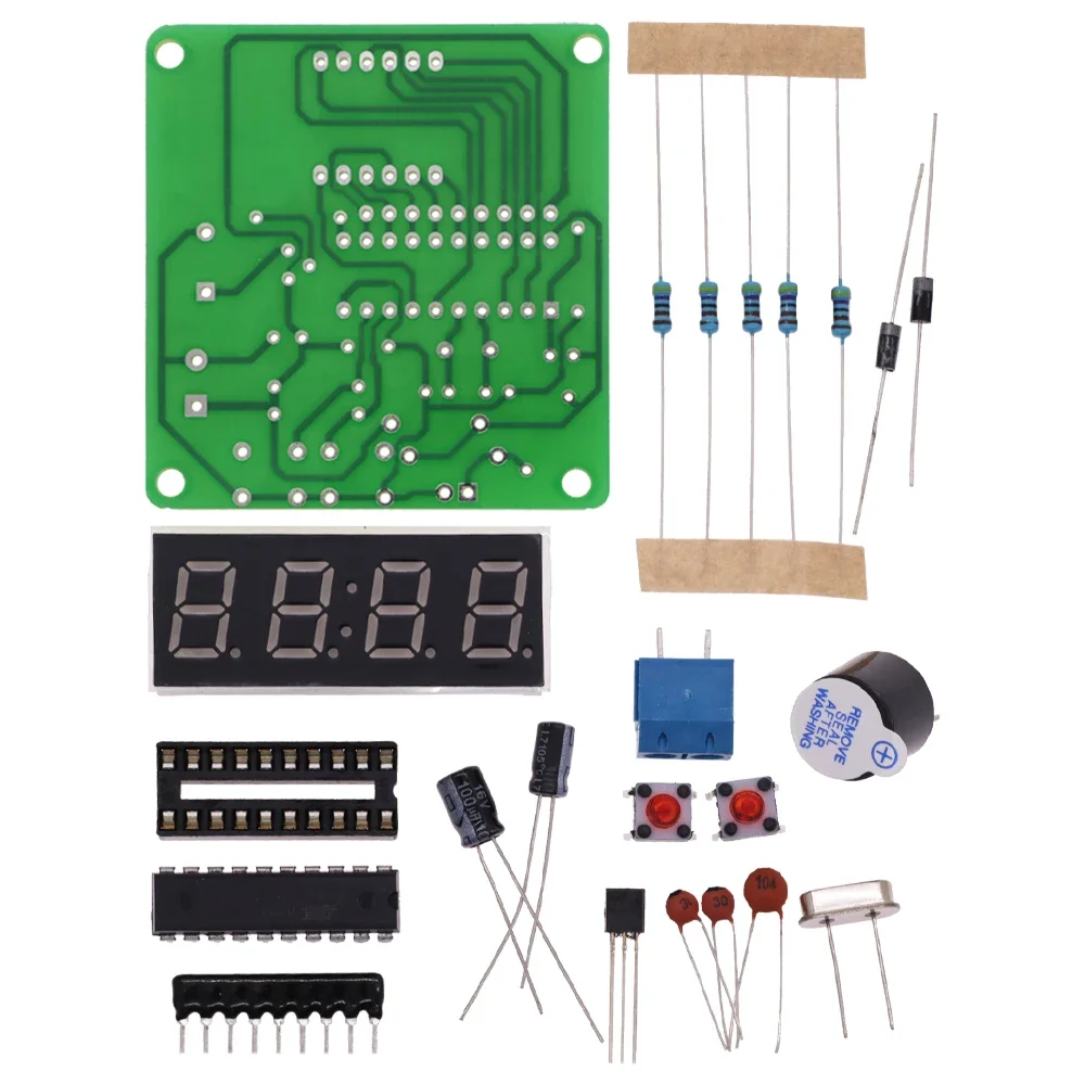 High Quality C51 4 Bits Electronic Clock Electronic Production Suite DIY Kit AT89C2051 LED Display Electronic Module