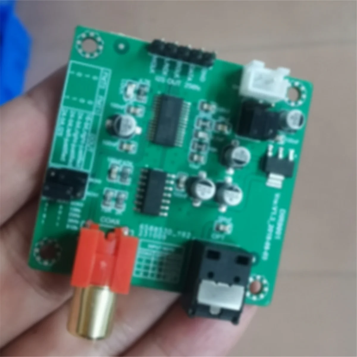 A51I 1 шт. модуль DIR9001 оптоволоконный коаксиальный коаксиальный приемник SPDIF к выходе I2S 24 бит 96 кГц, предназначенный для модуля новый