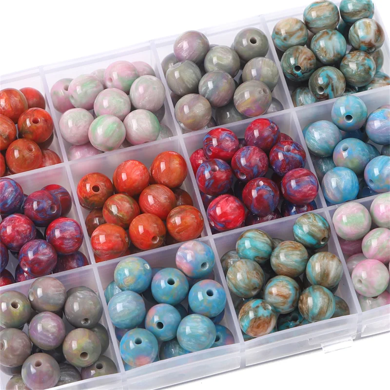 10-шт-пакет-10-мм-бусины-из-смолы-halation-красочные-круглые-бусины-ручной-работы-свободные-бусины-для-ювелирных-изделий-diy-фурнитура-аксессуары