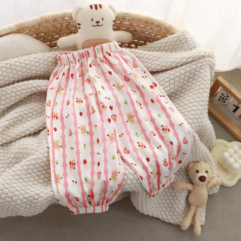 Children's Mosquito-repellent Pants for Girls Boys Fashion Clothing Baby Kids Protection Bloomers Sunscreen Trousers