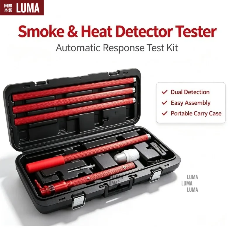 Fire Bong Telescopic Two-in-One Smoke Sense Temperature Sense Detection Test Instrument and Detection Equipment ABS-YW11