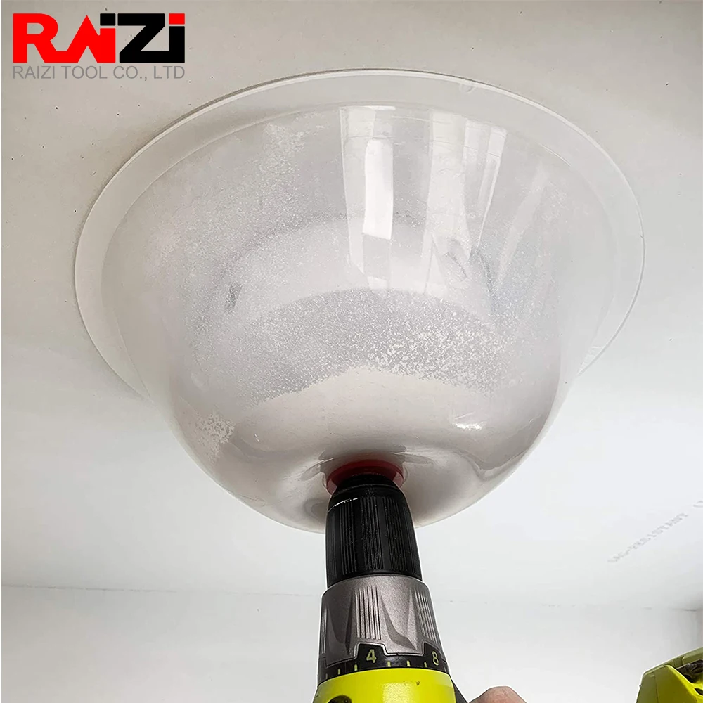 Raizi 300mm Hole Saw Dust Bowl for Installing Recessed Ceiling Lights Drilling Works Dust Cover Collector Drill Dust Bowl