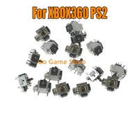 100pcs For XBOX 360 PS2 Xbox360 with ALPS wireless wired controller Joystick joypad OEM 3D Analog Joystick Thumb Sticks buttons