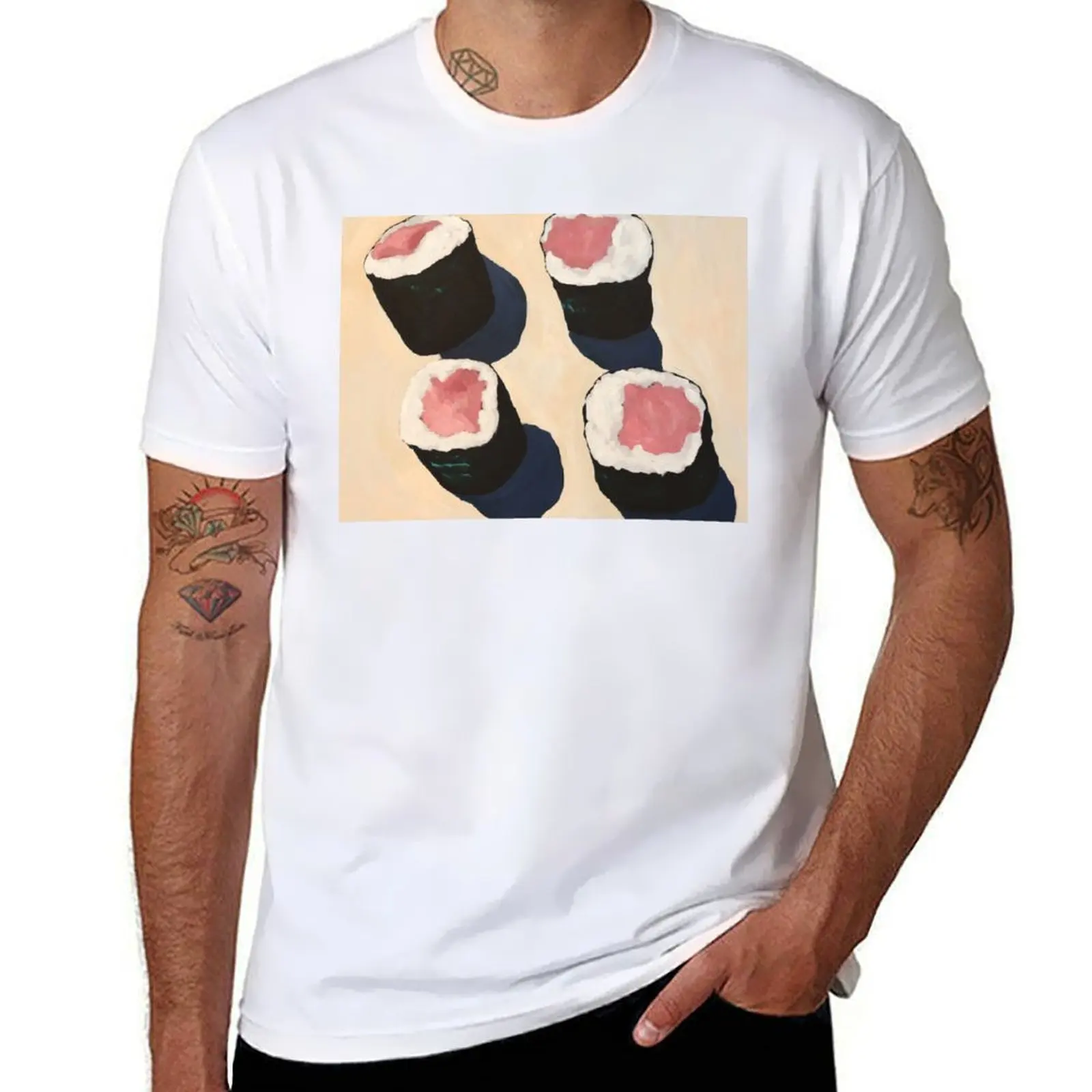 

Tuna Roll #4 T-Shirt blue archive Louboutins shirts graphic tees men clothings