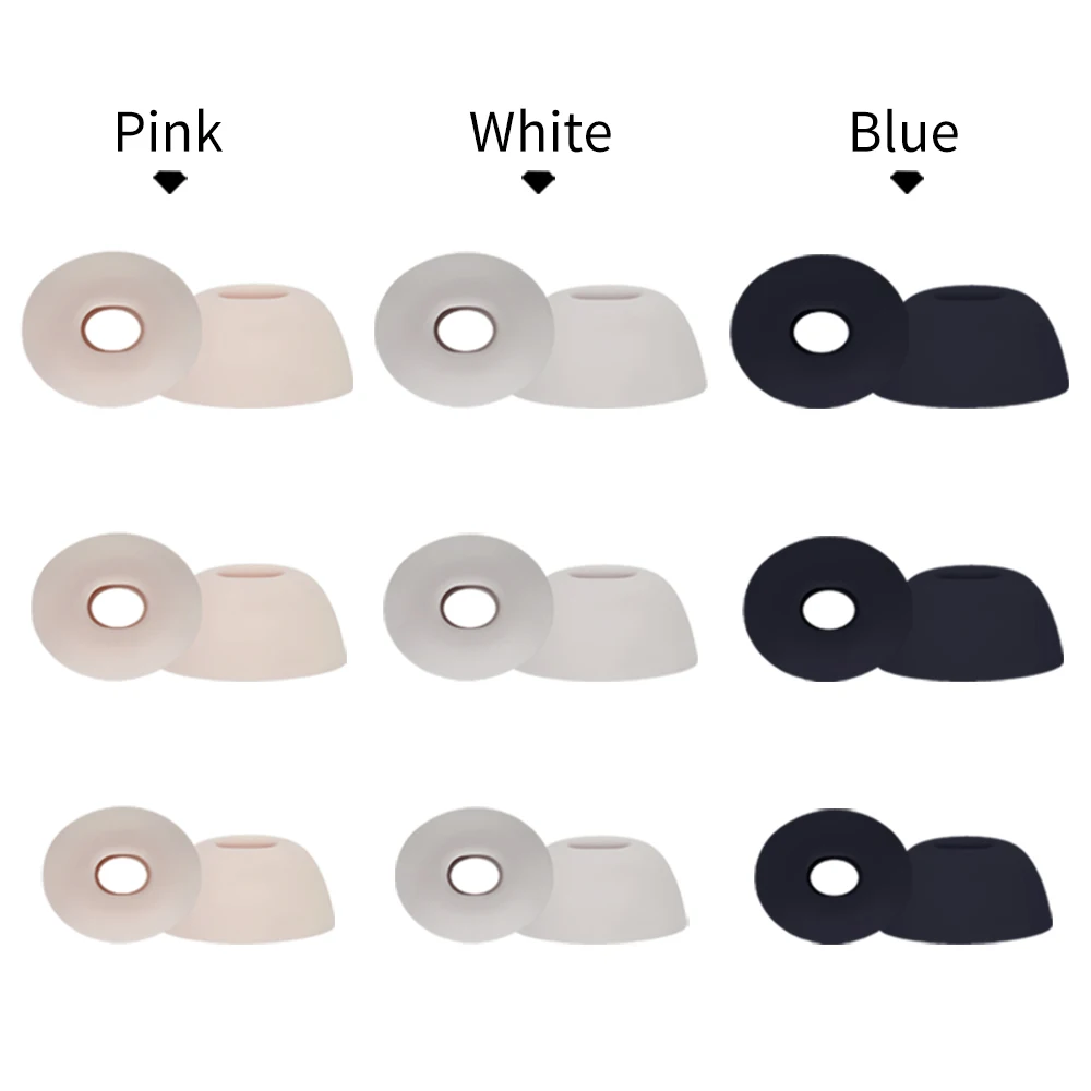 6Pcs Silicone Ear Tips for Edifier FitBuds Pro True Wireless Earbuds Eartips EVO Pro TWS Tips Headphones Earplugs