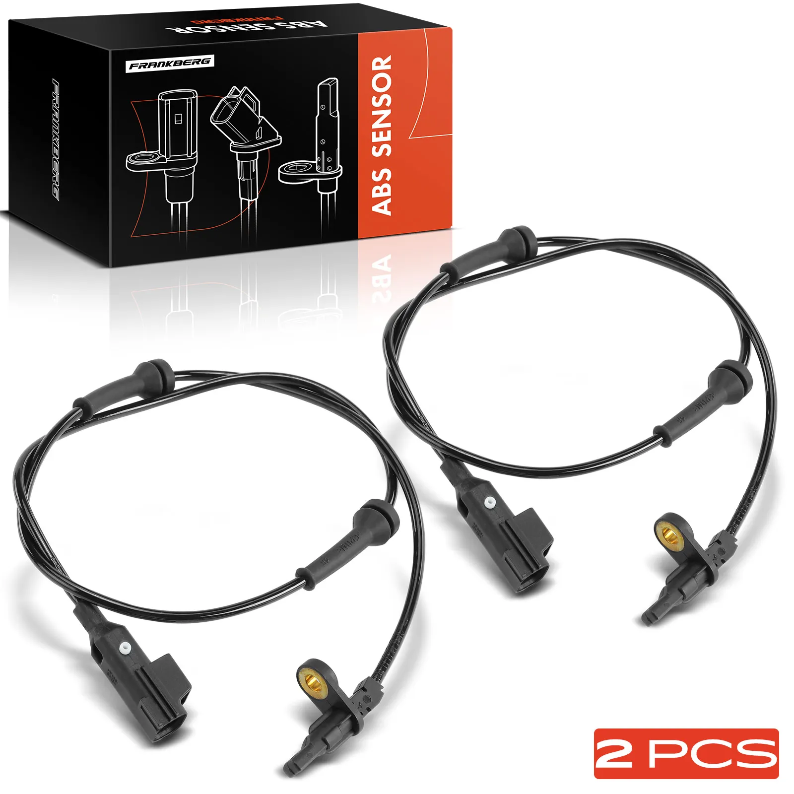 Frankberg 2x ABS Sensor Vorderachse Links Rechts für Jaguar XE X760 XF X260 XF Sportbrake 2.0L 3.0L 5.0L Bj ab 2015 T2H4069