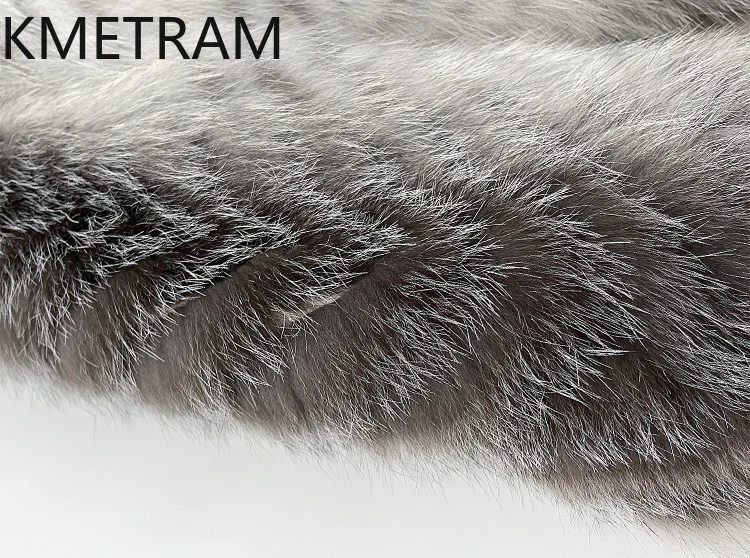 Damski płaszcz z naturalnego futra lisa wysokiej jakości 2025, dekolt w serek, prawdziwa kurtka futrzana, modna nowość w odzieży wierzchniej, zimowa odzież damska, шуба женская