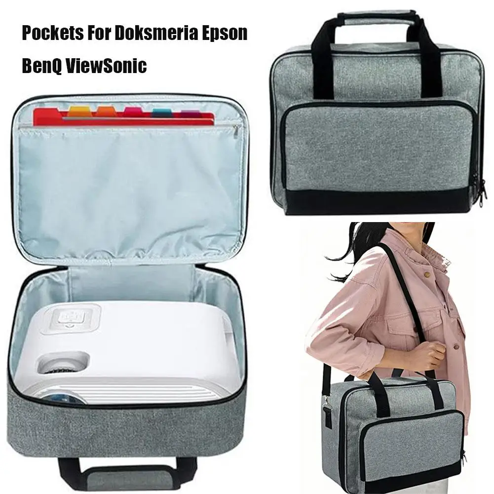 1pcs Crossbody Handbag For Projectors Multi-functional Dust-proof Storage Bag Travel Case Portable Carrying Bag Accessories