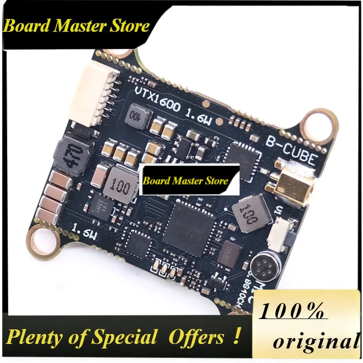 BoMaSA26Z 5.8G VTX 1600mW 48CH Input Voltage Video Transmitter For Long Range RC Airplane FPV Drone