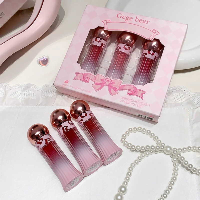 بلسم شفاه Gege Bear ناعم رذاذ حريري ناعم ليس من السهل أن يبهت، مرطب ومرطب للشفاه في الغلاف الجوي #5