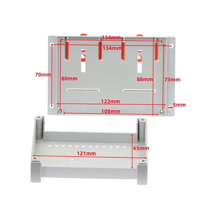 1Pcs Uxcell 145x90x40mm Electrical Plastic Enclose Terminal Junction Project Box Connector PLC