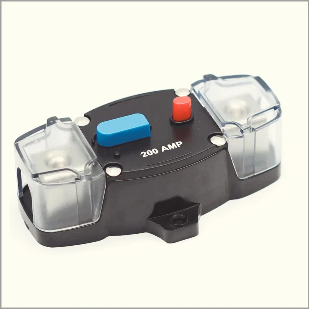 Disyuntor  fusible reiniciable  Audio para coche y camión, protección  energía impermeable, 12V, 24V, 48V, CC, 50A-300A