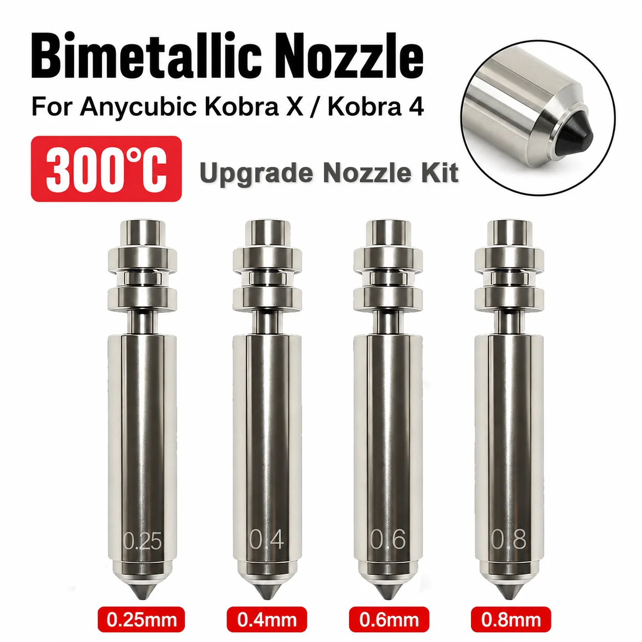 3D Printing News - For Anycubic Kobra X/Kobra 4 Bimetallic