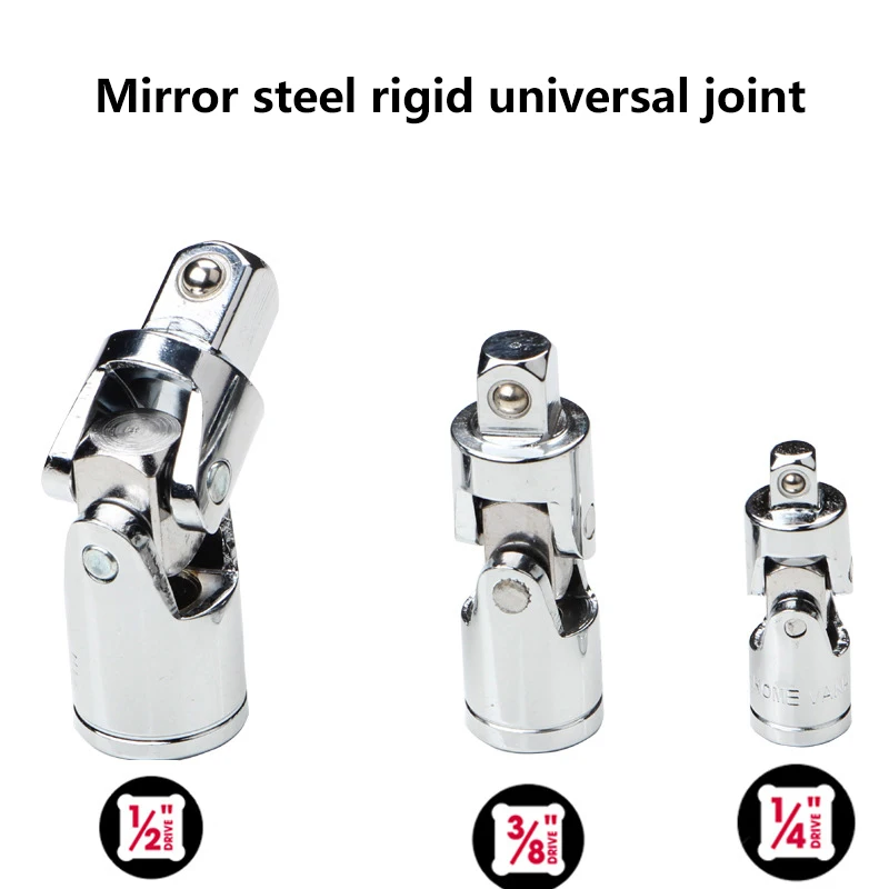 

1PC Manual And Pneumatic Bendable Adapter Socket Tools Universal Joint Ratchet Angle Extension Bar Socket Adapter For Motorcycle