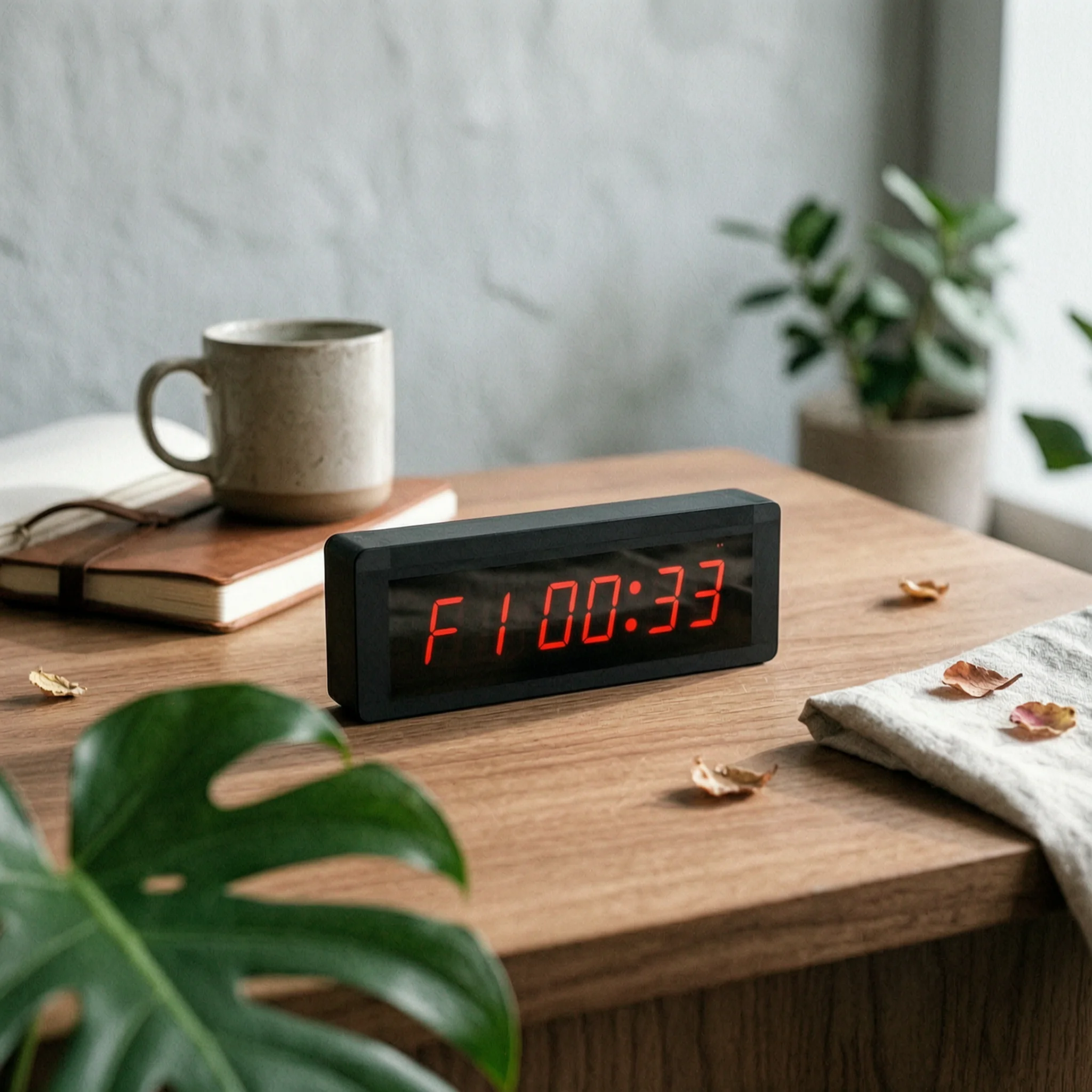Gym Timer with Wireless Controller Digital LED Workout Clock Interval Timer Clear User-Friendly for Athletes, Fitness Studio