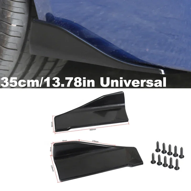 

35cm Universal Car Wide Body Side Skirts Splitters Kit Modified Parts Sideskirts Rocker Winglet Bumper Guards Car Accessories