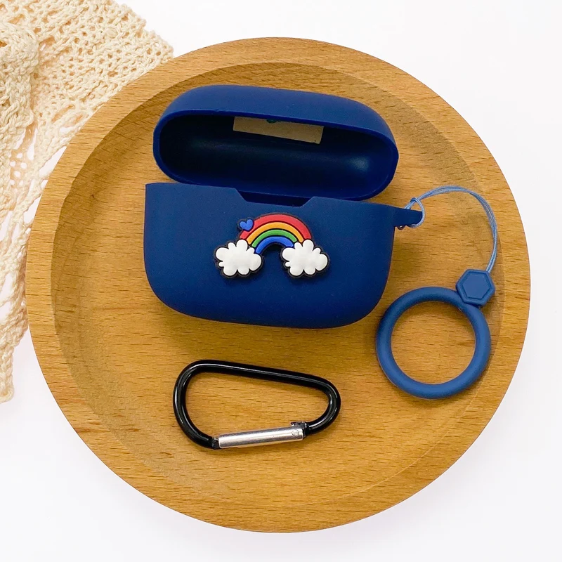 Funda de dibujos animados para JBL T230 NC / T130NC TWS, funda de silicona para JBL T230NC TWS, bolsas para auriculares inalámbricos Bluetooth