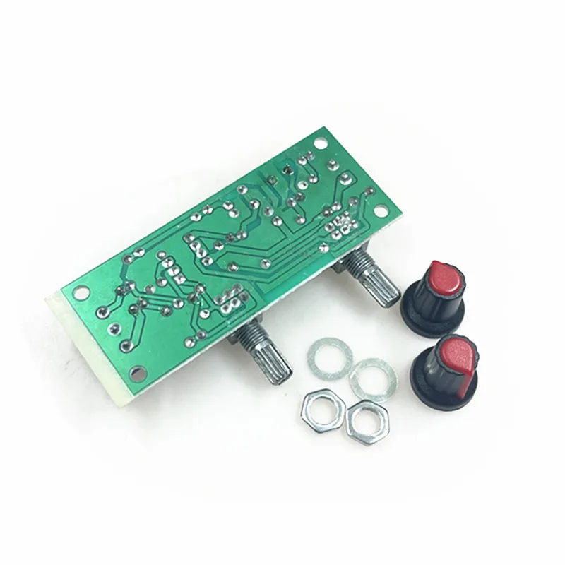 1pcs DC 12V 24V Low-pass Filter NE5532 Bass Tone Subwoofer Pre-Amplifier Preamp Board Low Pass Filter LPF