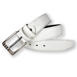 White belt Jeans brand Mens belts male belt cowboy promotion black accessory for pants Casual fashion genuine Faux leather