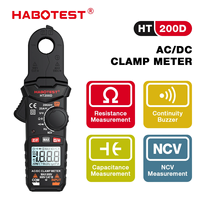 HABOTEST HT200D Digital Clamp Meter 2000 Counts True RMS NCV 600V Voltage 200A DC/AC Current Multimeter Clamp Current Meter