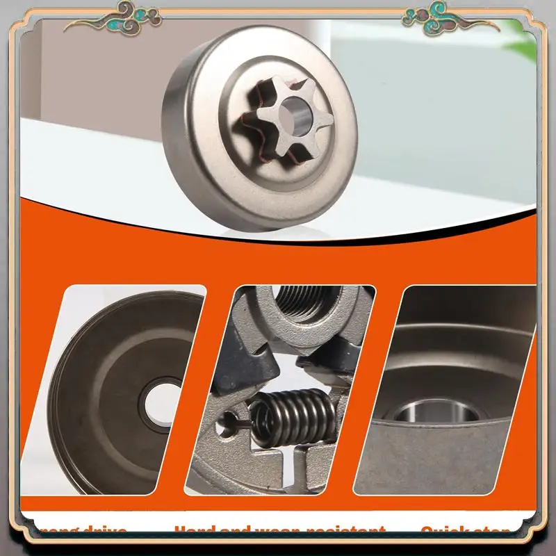

Reliable-Sprocket Clutch 3/8 Inch For Stihl 017 018 021 023 025 Ms170 Ms180 Ms210 Ms230 Ms250 Chainsaw With Washer E-Clip Kit Re