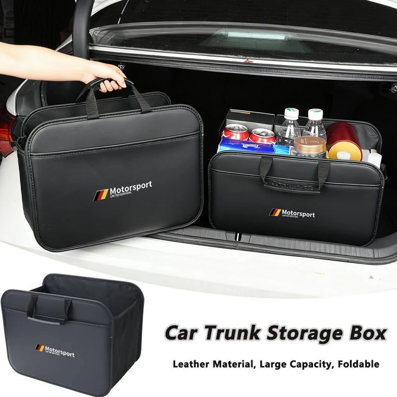 Car Trunk Storage Box Large Capacity Tools Organiser Stowing Tidying Bag For E90 E60 E46 E39 F30 F10 E87 X3 X4 X5 X1 G30 G20