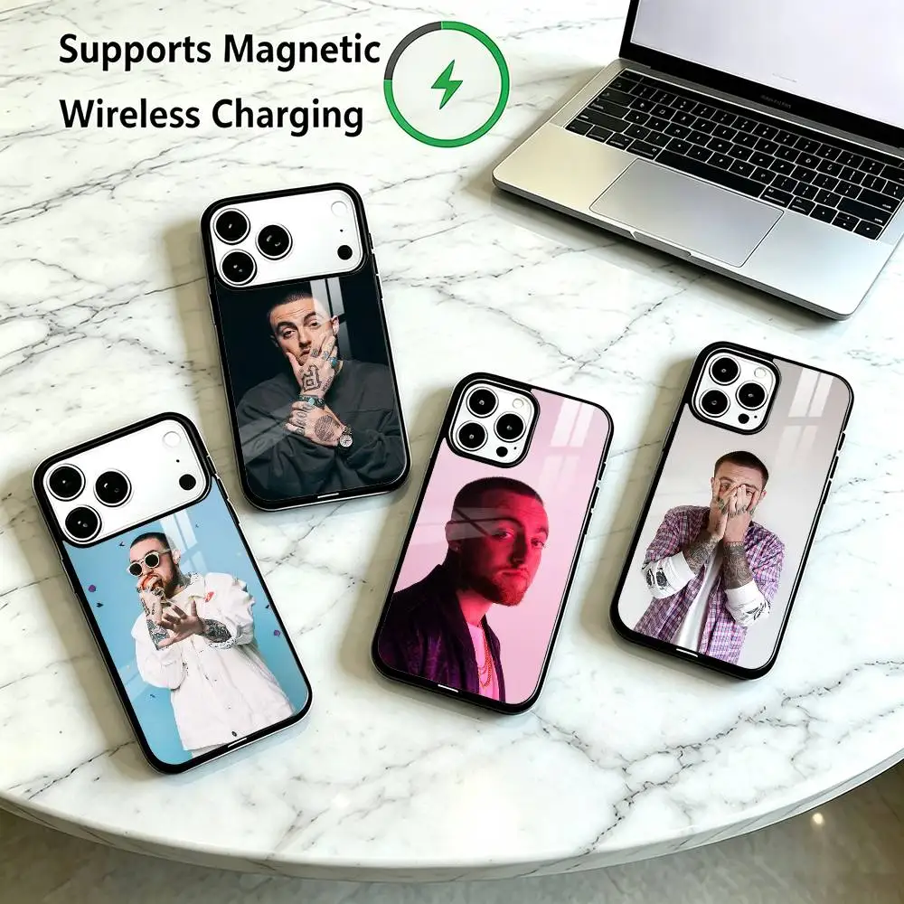 Mac Miller R-Rapper POP  Phone Case For iPhone18 17,16,15,14,13,12,11 Plus,Pro Compatible with magnetic wireless charging Gift