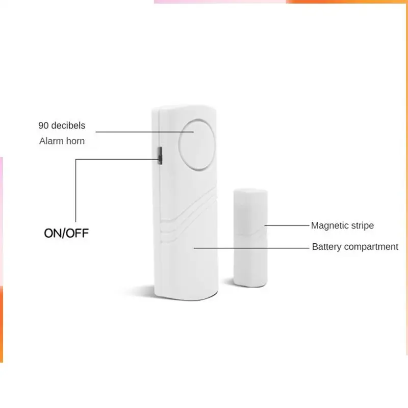 A92Z 5Set/Lot Door And Window Magnetic Sensor Alarm Smart Home Security Protection Door Window Alarm